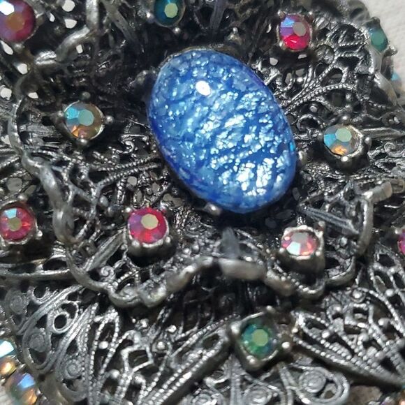 Vintage Massive Musi Dragons Breath Crystal MCM Shoe Clip - Picture 2 of 8